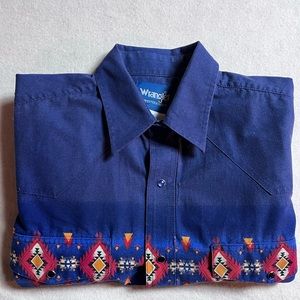 Vintage Wrangler pearl button Long sleeve shirt
